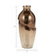 Decorative Flower Vase | Elegant Spiral Cut | 12" Bronze Finished Glass