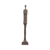 59" Tall Tribal Floor Sculptural Decor | Textured Bronze Aluminium