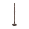 Freestanding Floor Sculpture | Metal Tribal Design | 69" Tall Bronze Finish