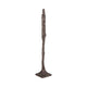 Freestanding Floor Sculpture | Metal Tribal Design | 69" Tall Bronze Finish
