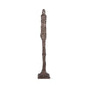 Freestanding Floor Sculpture | Metal Tribal Design | 69" Tall Bronze Finish