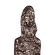 Freestanding Floor Sculpture | Metal Tribal Design | 69" Tall Bronze Finish