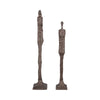 Freestanding Floor Sculpture | Metal Tribal Design | 69" Tall Bronze Finish