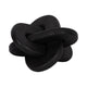 Tyrell Decorative Knot Accent | Rounded | Black Solid Mango Wood 10"
