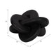 Tyrell Decorative Knot Accent | Rounded | Black Solid Mango Wood 10"
