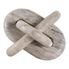 Decorative Sculpture | Contemporary Handcrafted Abstract Knot | Beige Marble SBH-18859-04