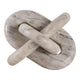 Decorative Sculpture | Contemporary Handcrafted Abstract Knot | Beige Marble SBH-18859-04