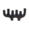 Decorative Candelabra 6 Taper Candle Holder | Antique Matte Black | 13"