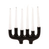 Decorative Candelabra 6 Taper Candle Holder | Antique Matte Black | 13"
