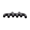 Decorative Candelabra 6 Taper Candle Holder | Antique Matte Black | 13"