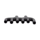 Decorative Candelabra 6 Taper Candle Holder | Antique Matte Black | 13"