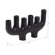 Decorative Candelabra 6 Taper Candle Holder | Antique Matte Black | 13"