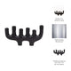 Decorative Candelabra 6 Taper Candle Holder | Antique Matte Black | 13"