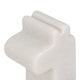 Decorative Giraffe Bookends Set of 2 | Playful Retro Modern White Marble