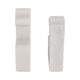 Decorative Giraffe Bookends Set of 2 | Playful Retro Modern White Marble