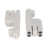 Decorative Giraffe Bookends Set of 2 | Playful Retro Modern White Marble