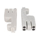 Decorative Giraffe Bookends Set of 2 | Playful Retro Modern White Marble