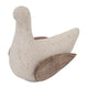 Decorative Bird Figurine | Ivory & Natural Brown Mango Wood | 9"