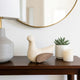 Decorative Bird Figurine | Ivory & Natural Brown Mango Wood | 9"