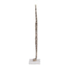 Tabletop Decor | Ocean Coral Sculpture White Marble Base | Gold Metal 21"