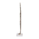 Tabletop Decor | Ocean Coral Sculpture White Marble Base | Gold Metal 21"