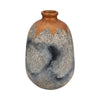 Decorative Accent Flower Vase | 16" Rustic Blue | Gold Terracotta