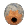 Decorative Accent Flower Vase | 16" Rustic Blue | Gold Terracotta