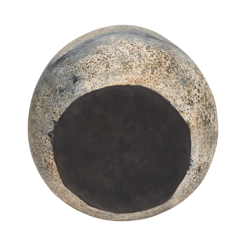 Decorative Accent Flower Vase | 16" Rustic Blue | Gold Terracotta