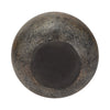 Jug Vase w Woven Rattan Handle | Rustic Black & Brown Terracotta