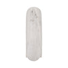 15" Whale Tabletop Decor Sculpture w Tail Up | White Albasia Wood