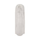 15" Whale Tabletop Decor Sculpture w Tail Up | White Albasia Wood