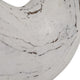 15" Whale Tabletop Decor Sculpture w Tail Up | White Albasia Wood