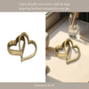Intertwined Decorative Accent Piece | Two Hearts Intertwined | 9" Gold