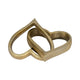 Intertwined Decorative Accent Piece | Two Hearts Intertwined | 9" Gold