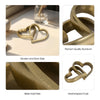 Intertwined Decorative Accent Piece | Two Hearts Intertwined | 9" Gold