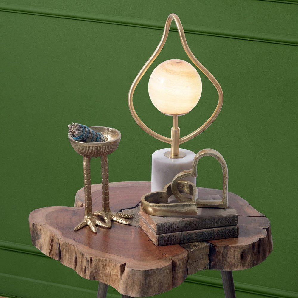 Intertwined Decorative Accent Piece | Two Hearts Intertwined | 9" Gold