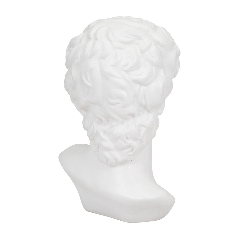 Eros Avant Garde Greek Statue with Pink Bubblegum | White Polyresin 12"