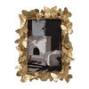 Accent Photo Frame | Fits 4x6 Portrait | Enchanted Butterflies Gold Polyresin