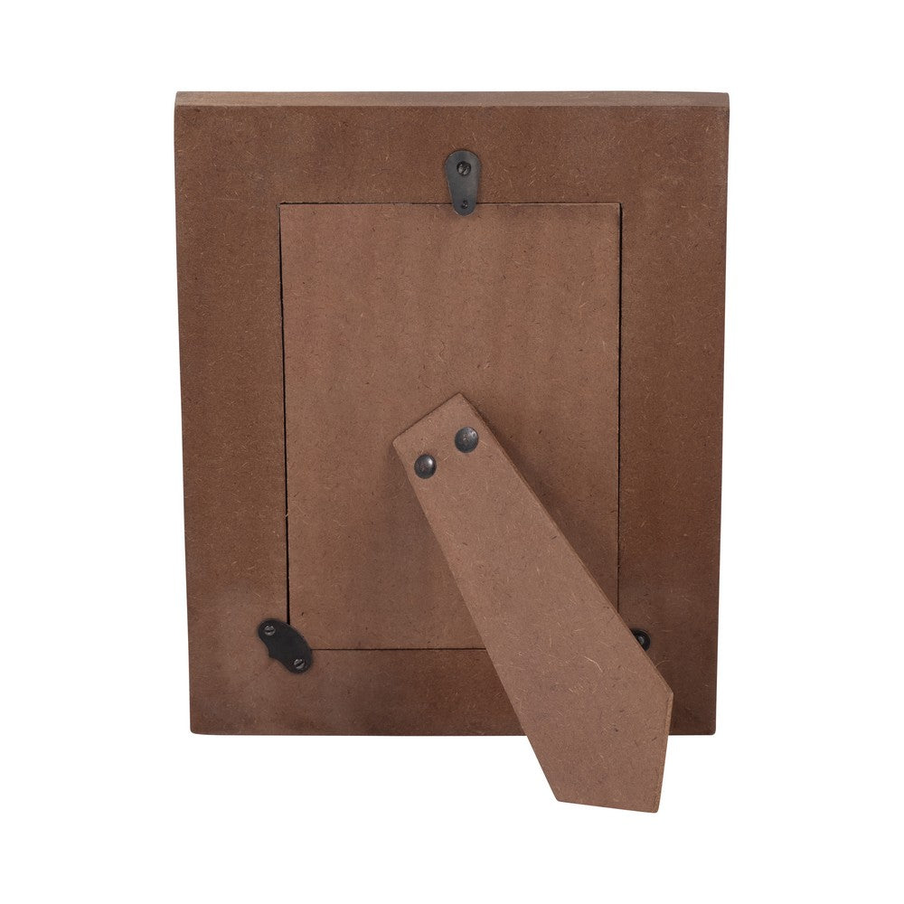 Ralf 4x6 Portrait Photo Frame | Colorful Butterfly Border | Ivory Resin