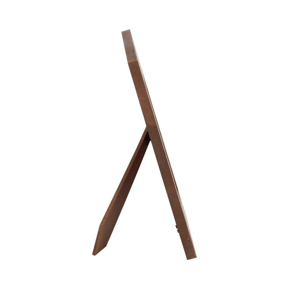 Orsa 8x10 Field Photo Frame with 5x7 Opening | Pink Flower Border | Resin