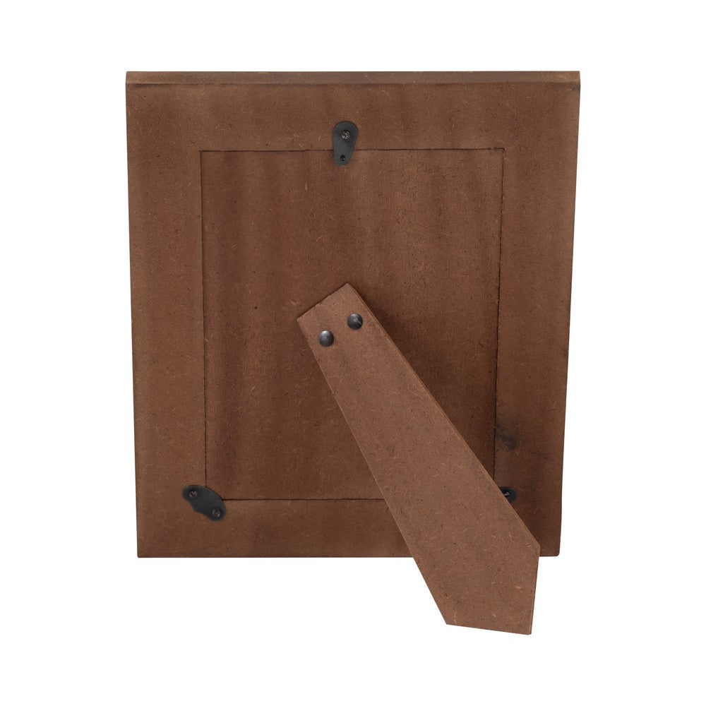 Orsa 8x10 Field Photo Frame with 5x7 Opening | Pink Flower Border | Resin