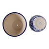 Classic Decorative Bowl Planter Set of 2 | Blue White Chinoiserie Ceramic SBH-19140-01