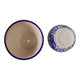 Classic Decorative Bowl Planter Set of 2 | Blue White Chinoiserie Ceramic