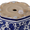 Traditional Decorative Planter Pot Set of 2 | Blue White Chinoiserie Design
