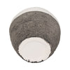 Decorative Flower Vase | Neutral White Gray & Tan Striped Pattern | 13"