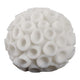 Coral Decorative Tabletop Accent | 6" Ivory Textured Polyresin Design