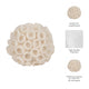 Coral Decorative Tabletop Accent | 6" Ivory Textured Polyresin Design
