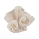 Decorative Coastal Accent Coral Sculpture | Beach Ivory Resin | 8"