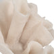 Decorative Coastal Accent Coral Sculpture | Beach Ivory Resin | 8"