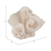 Decorative Coastal Accent Coral Sculpture | Beach Ivory Resin | 8"